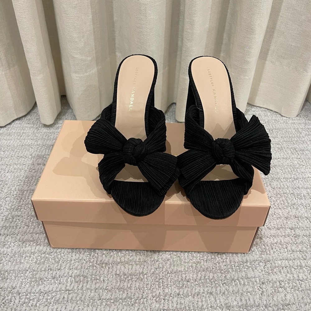 Loeffler Randall Black Penny Heel
